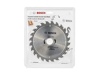 Диск пильный 190х30 мм 24 зуб. по дереву ECO WOOD BOSCH