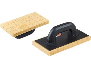 Терка пластм. с гидрогубкой надрез. 140х270х22мм STARTUL MASTER (ST1067-02)