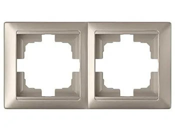 Рамка 2-местная шампань, Стиль, Bylectrica