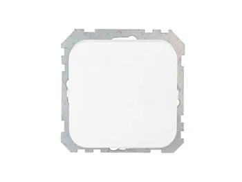 Выключатель 1 клав. (cкрытый, 6А) белый, Гармония, BYLECTRICA
