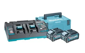 Комплект аккумулятор XGT PSK 40V (BL4040 x 2 шт) + зарядное DC40RB MAKITA