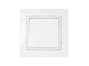 Выключатель 1 клав. (cкрытый, 10А, брызг. защ.) белый, Уют, BYLECTRICA