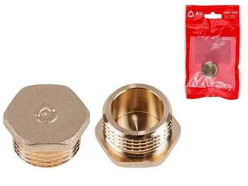 Заглушка 1/2" нар., AV Engineering (инд. упак.)