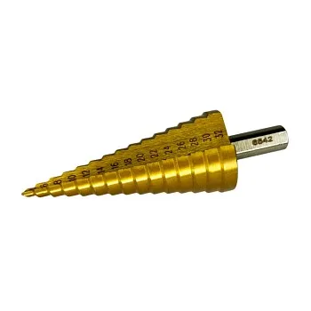 Сверло ступенчатое 4-32 мм HSS 6542