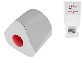 Маховик для вентильного смесителя, серия 7, красная