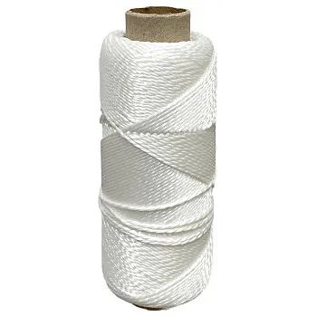 Нить полиамидная крученая 1,2 мм белая 100 м STARFIX