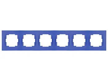 Рамка 6-ая горизонтальная темно-синяя, RITA, MUTLUSAN