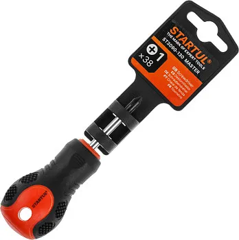 Отвертка "+" №1  38мм PH STARTUL MASTER (ST3090-130)