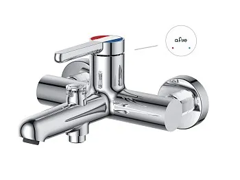 Смеситель для ванны (Lt) D35, серия Lotus хром, a-five
