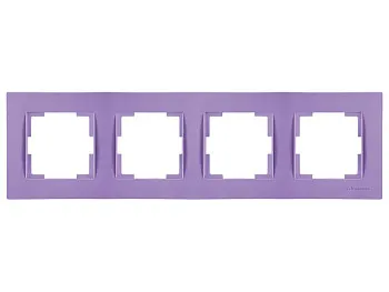 Рамка 4-ая горизонтальная пурпурная, RITA, MUTLUSAN