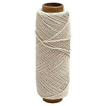 Нить хлопковая крученая двухпрядная 1 мм 100 м STARFIX