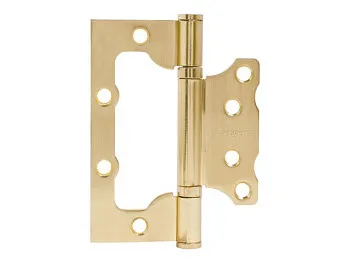 Петля накладная без врезки СТАНДАРТ 100х75х2,5мм 2BB SBP мат.латунь