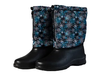 Сапоги ЭВА женские утеплен. комбинирован., спереди на молнии, р.37 (ст.)