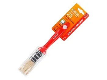 Кисть плоская 1"-25мм смеш. щетина (стены, фасады) STARTUL MASTER