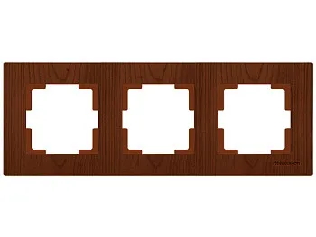 Рамка 3-ая горизонтальная орех, RITA, MUTLUSAN
