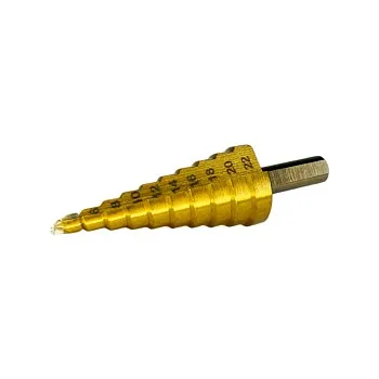 Сверло ступенчатое 4-22 мм M35 HSS-CO