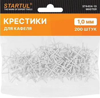 Крестики д/кафеля 1,0мм 200шт STARTUL MASTER (ST4404-10)