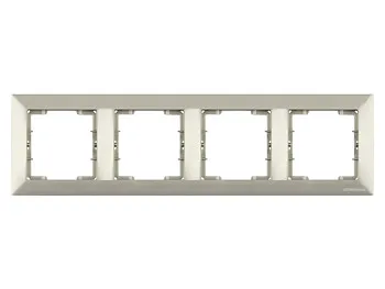 Рамка 4-ая горизонтальная титан, DARIA, MUTLUSAN