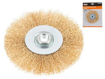 Щетка дисковая гофр.125мм/M14 GEPARD (GP0892-125)