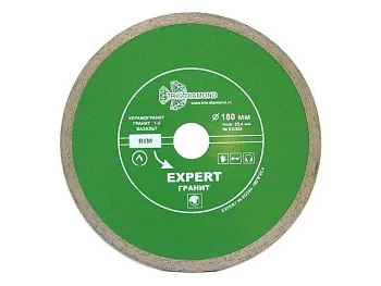 Алмазный круг 180х25,4мм по керамике сплошн.ультратонкий Hot Press