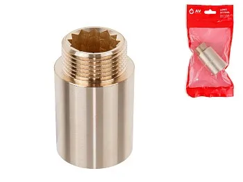 Удлинитель 1" вн.-нар. х 50 мм, AV Engineering (инд. упак.)