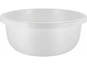 Таз круглый, 9,5 л, Rock'n'Roll, белый, Spin&Clean