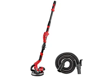 Шлифмашина для стен и потолков WORTEX DG 2260 в чем. с штангой, 600 Вт, 225 мм, LED, 600-1500 об/мин