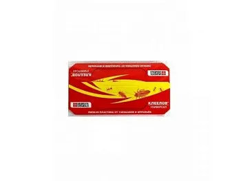 Липкая пластина от тараканов и муравьев "Клеелов", 5 шт. РФ