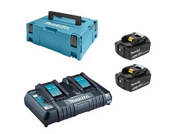 Комплект аккумулятор LXT 18.0 В BL1830B 2 шт. + зарядное устройство DC18RD + кейс MAKPAC