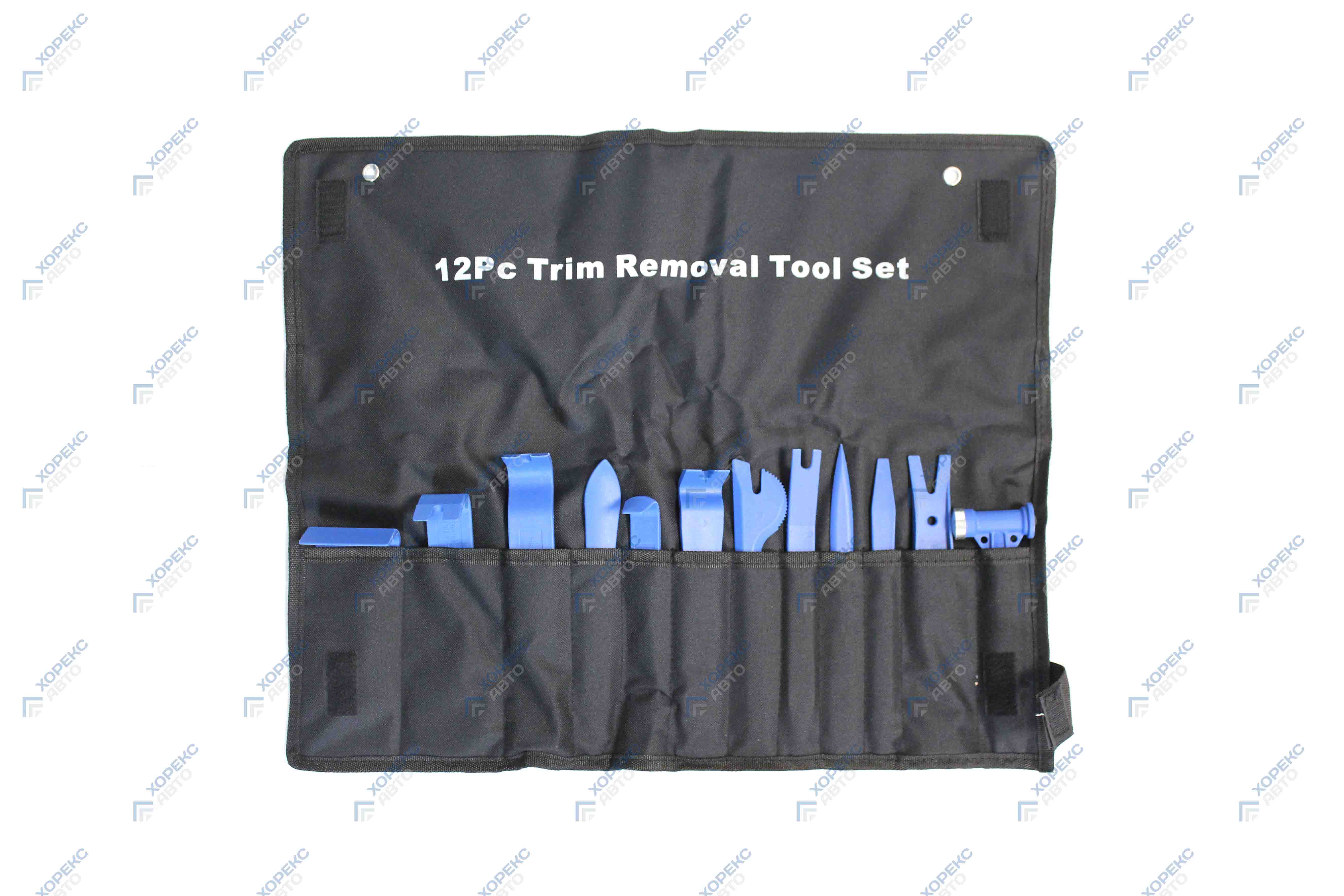 Набор для снятия внутренней обшивки автомобиля (12 предметов) Хорекс Авто HZ 25.1.112S