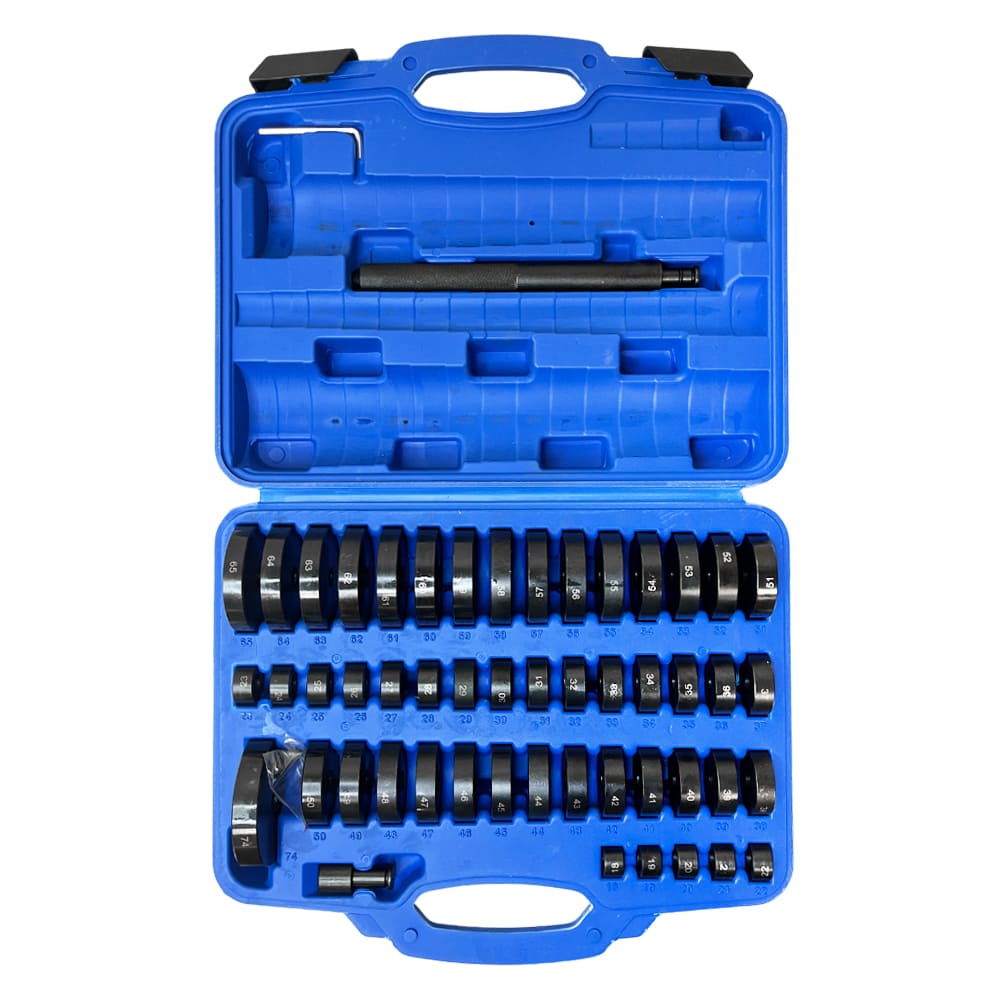 Набор оправок для выпрессовки и запрессовки подшипников втулок и сальников (51 предмет) Хорекс Авто HZ 25.1.102S