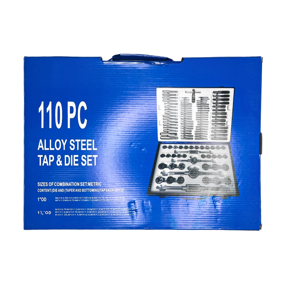 Набор приспособлений для восстановления наружных и внутренних резьб (110 предметов) Хорекс Авто HZ 31.1.006S