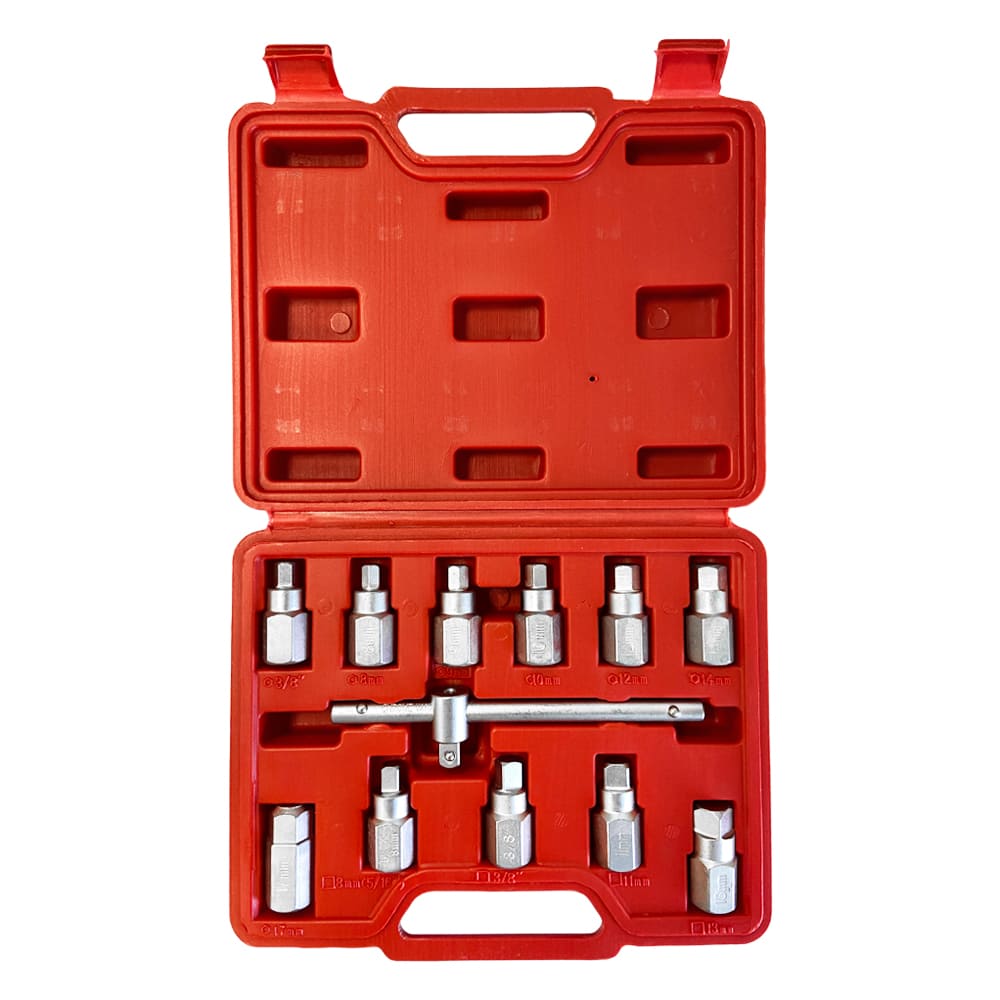 Набор приспособлений для откручивания маслосливных пробок Хорекс Авто HZ 25.1.029SK