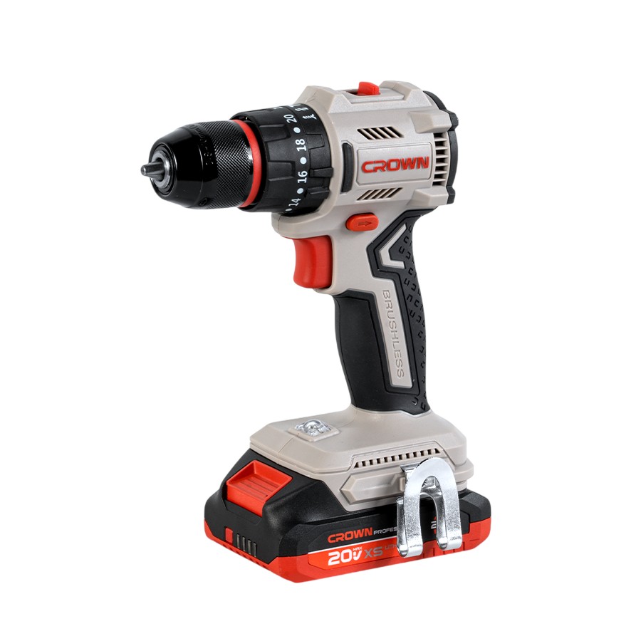 Дрель-шуруповерт аккумуляторная CROWN CT21145XMS-2 BMC