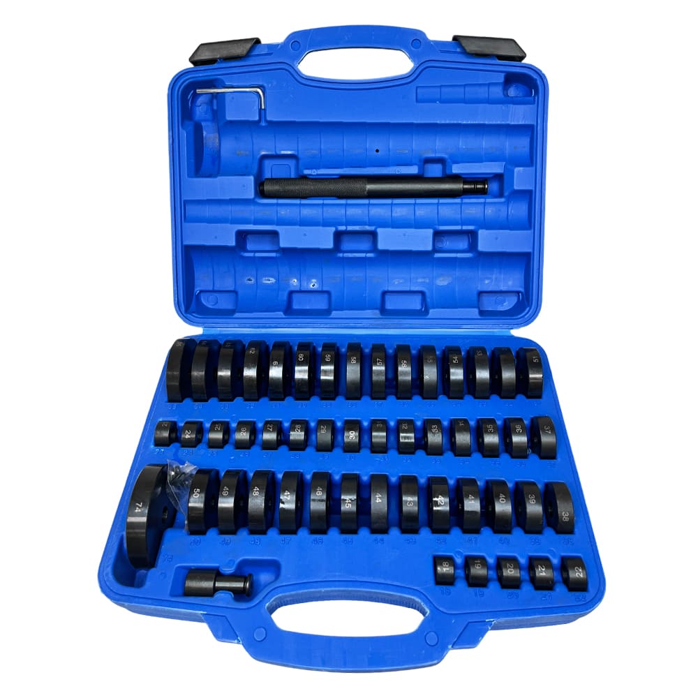 Набор оправок для выпрессовки и запрессовки подшипников втулок и сальников (51 предмет) Хорекс Авто HZ 25.1.102S