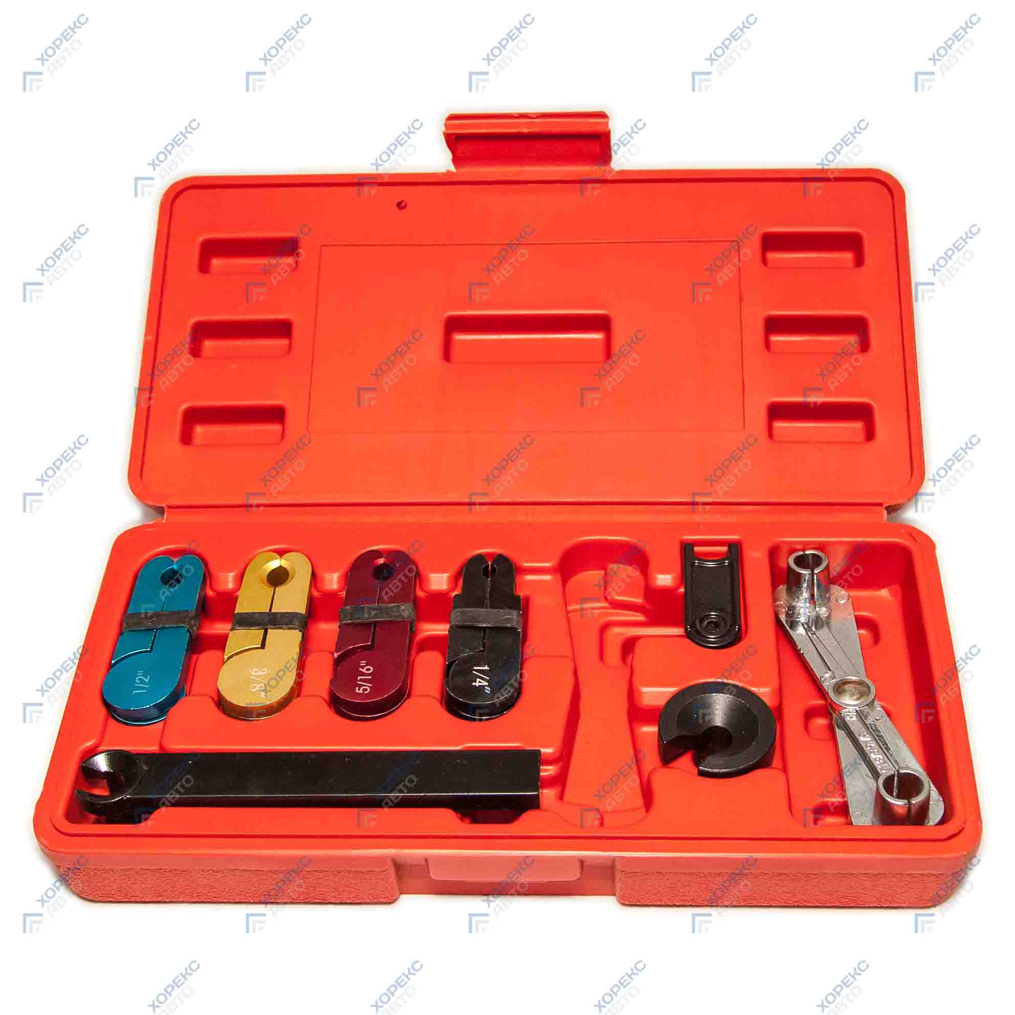 Набор приспособлений для разборки топливных и других трубопроводов (8 предметов) Хорекс Авто HZ 25.1.088