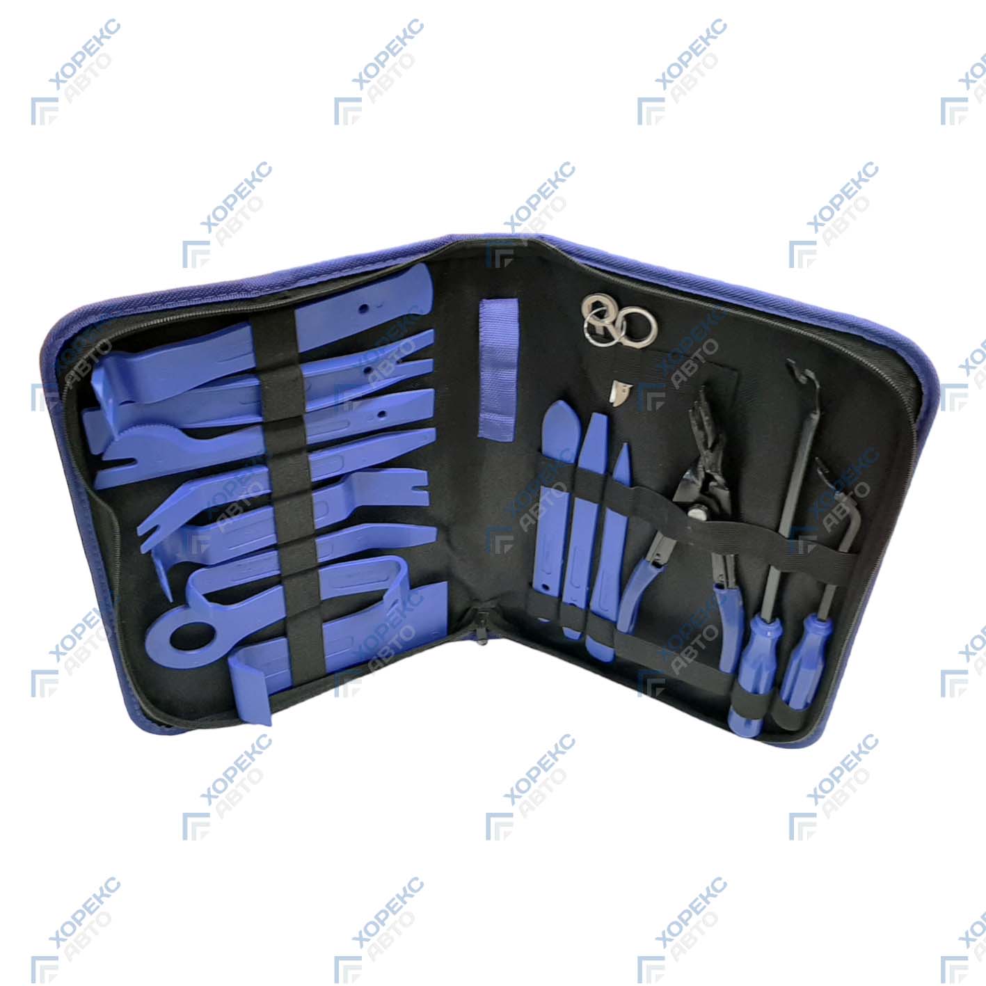 Набор для снятия внутренней обшивки автомобиля (19 предметов) Хорекс Авто HZ 25.1.183S