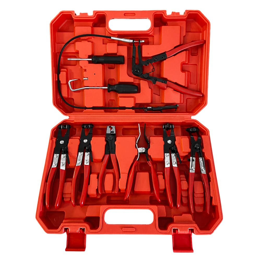 Набор съемников для снятия и установки хомутов патрубков и шлангов (9 предметов) Хорекс Авто HZ 29.1.005SK