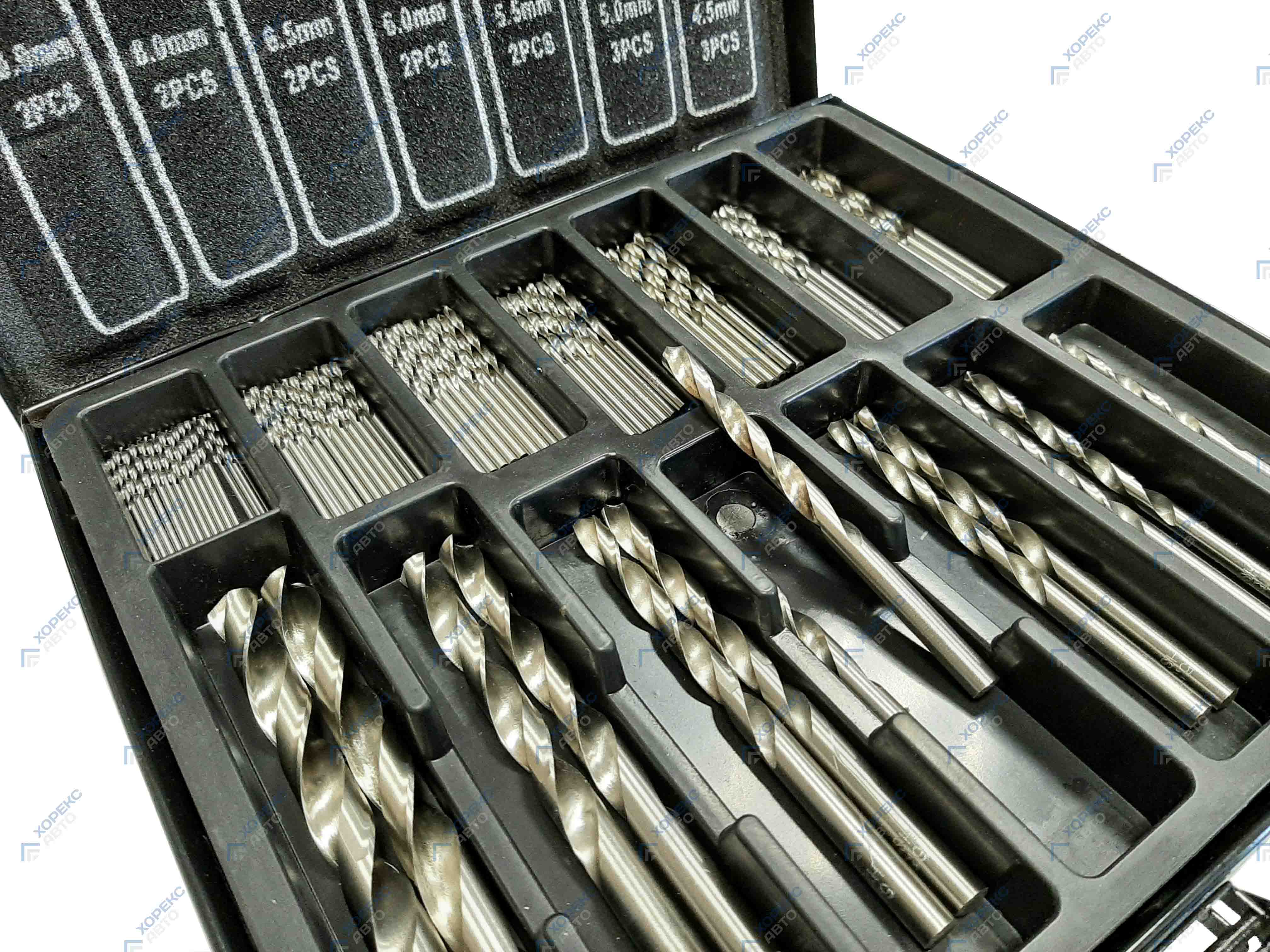 Набор приспособлений для изготовления отверстий (99 предметов) Хорекс Авто HZ 31.1.007S