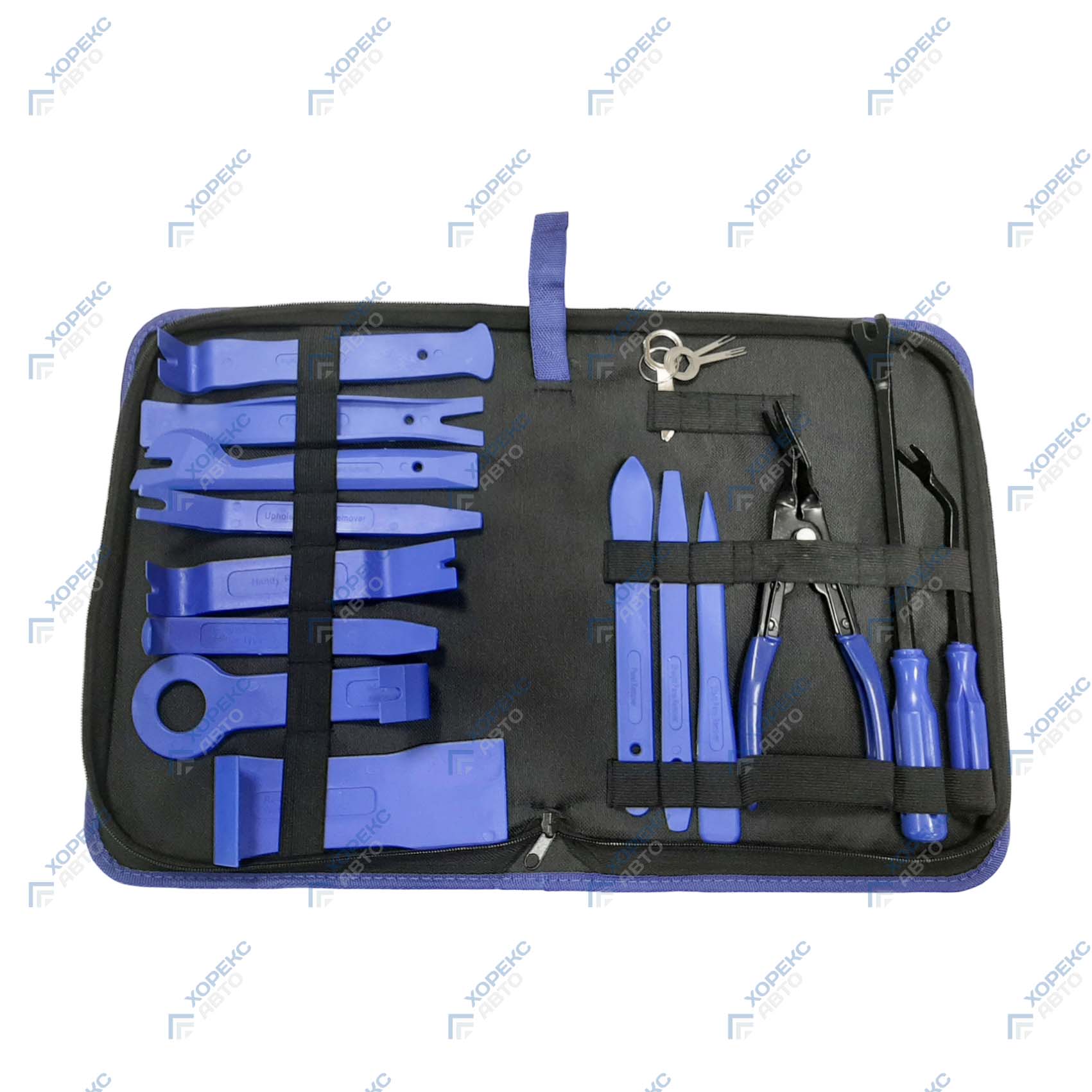 Набор для снятия внутренней обшивки автомобиля (19 предметов) Хорекс Авто HZ 25.1.183S