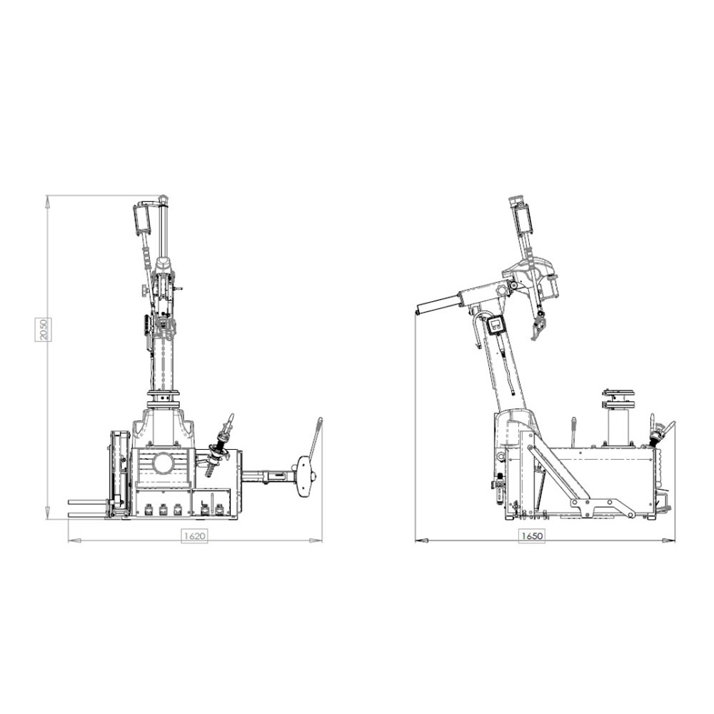 Шиномонтажный станок до 30" с автоматической монтажной головкой с третьей рукой Хорекс Авто 897V