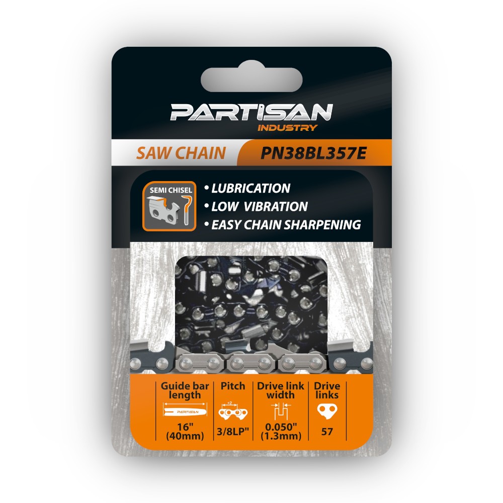 Цепь пильная PARTISAN PN38BL357E