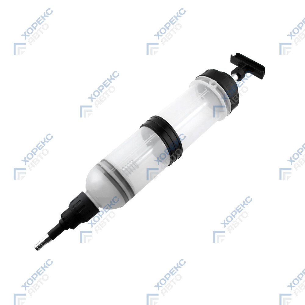 Шприц для отсоса и нагнетания масла 1.5 литра с набором переходников Хорекс Авто HZ 04.216S