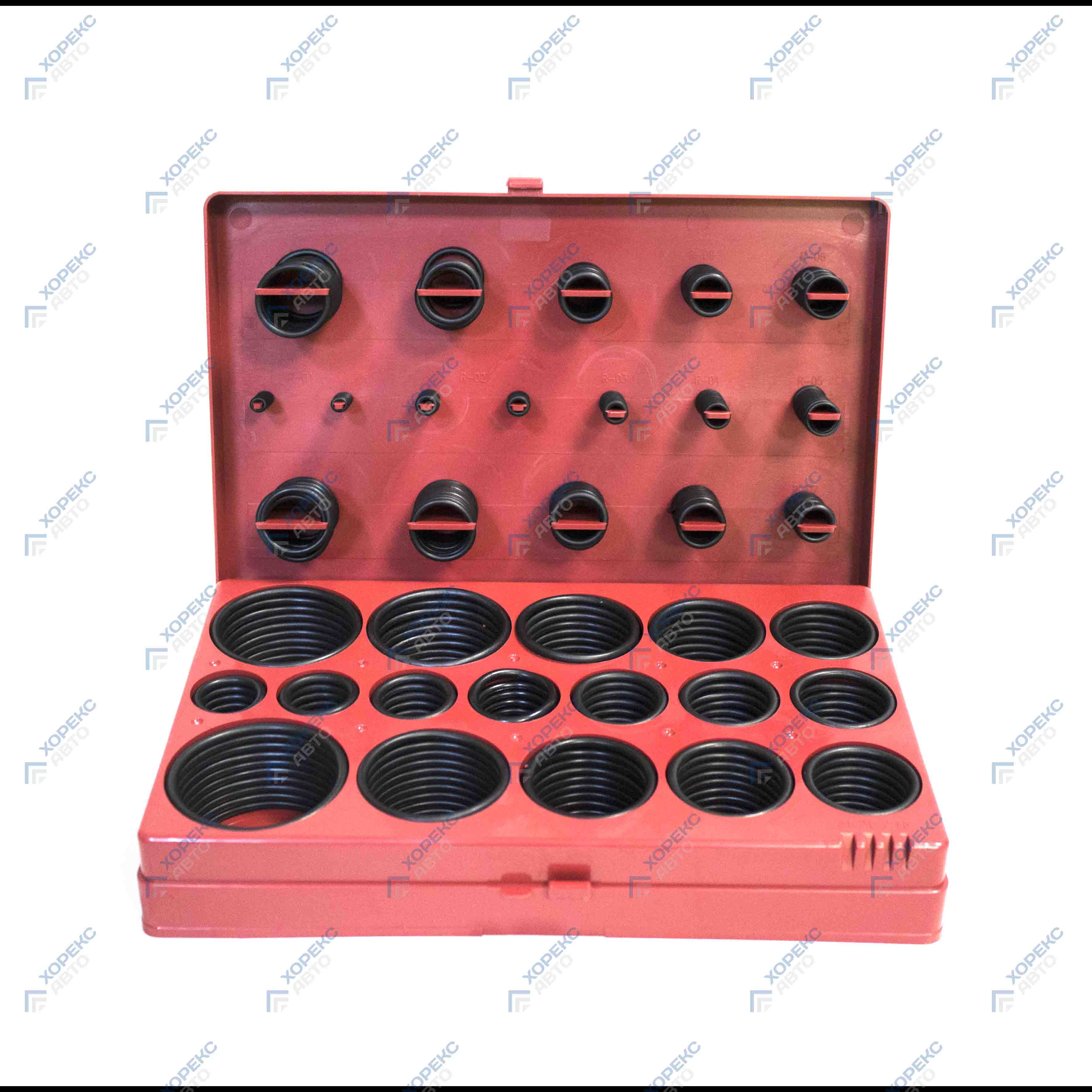 Комплект универсальных уплотнительных колец метрических (419 предметов) Хорекс Авто HZ 29.1.006S