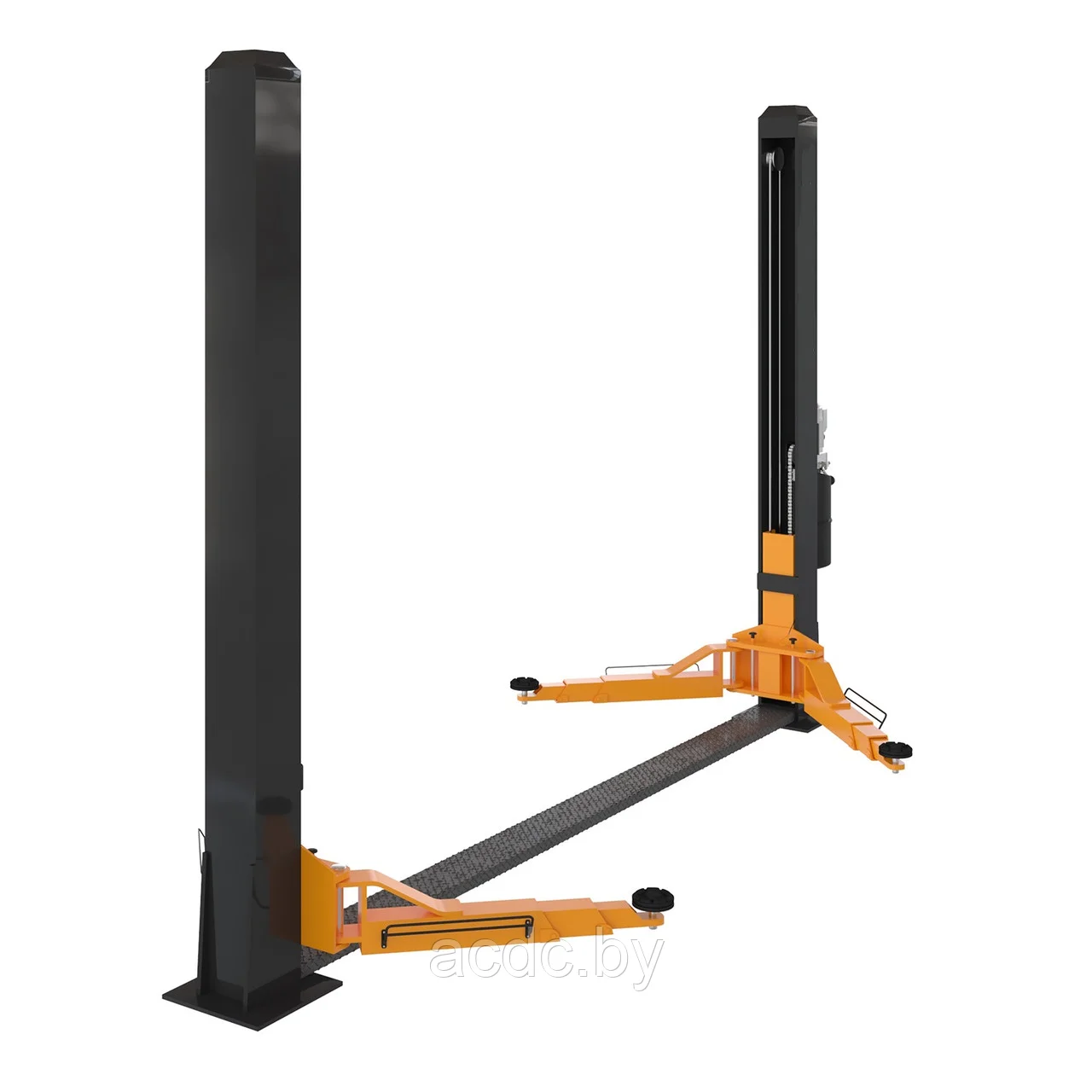 Подъемник с 3-х секционными лапами KraftWel (4.5т)