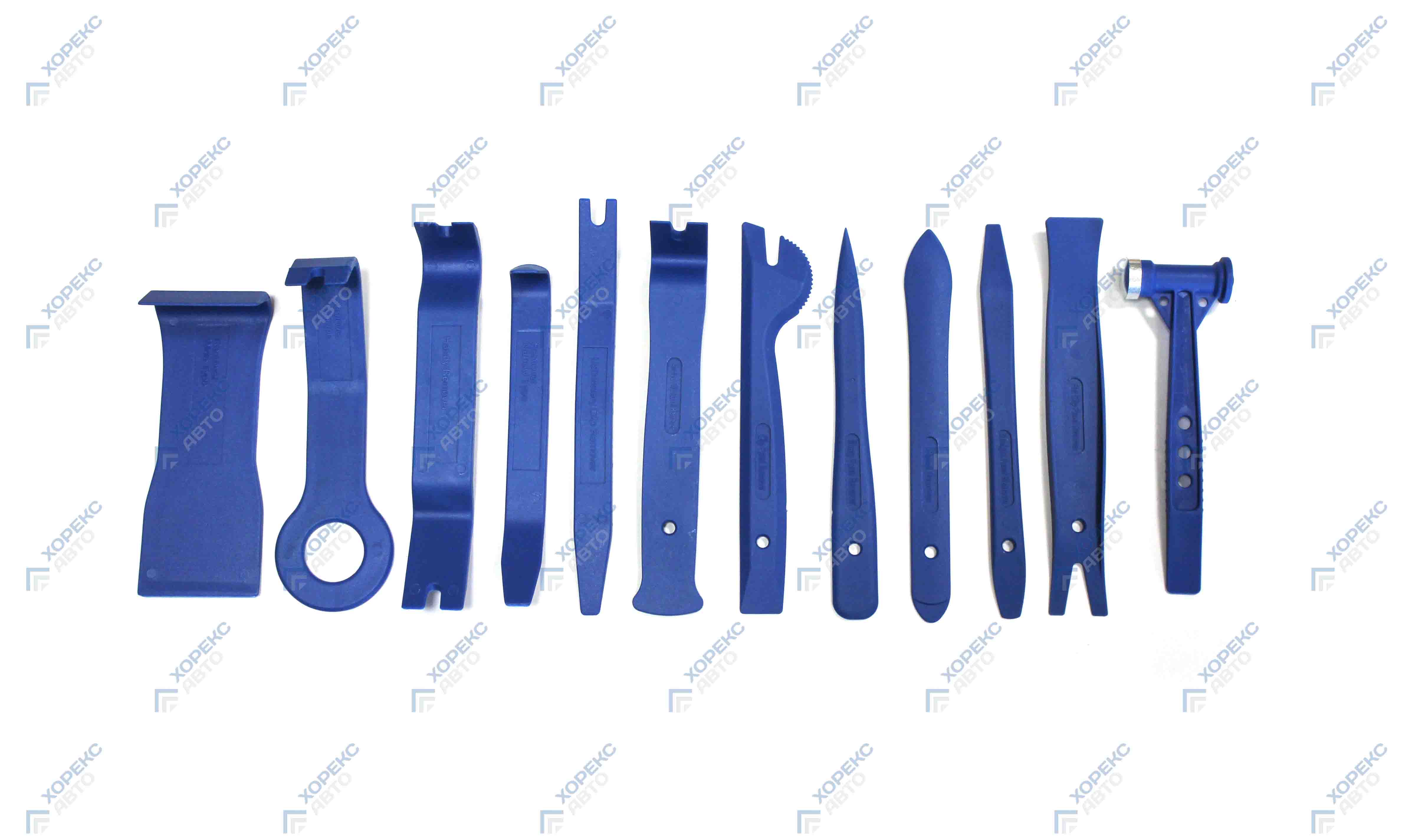 Набор для снятия внутренней обшивки автомобиля (12 предметов) Хорекс Авто HZ 25.1.112S