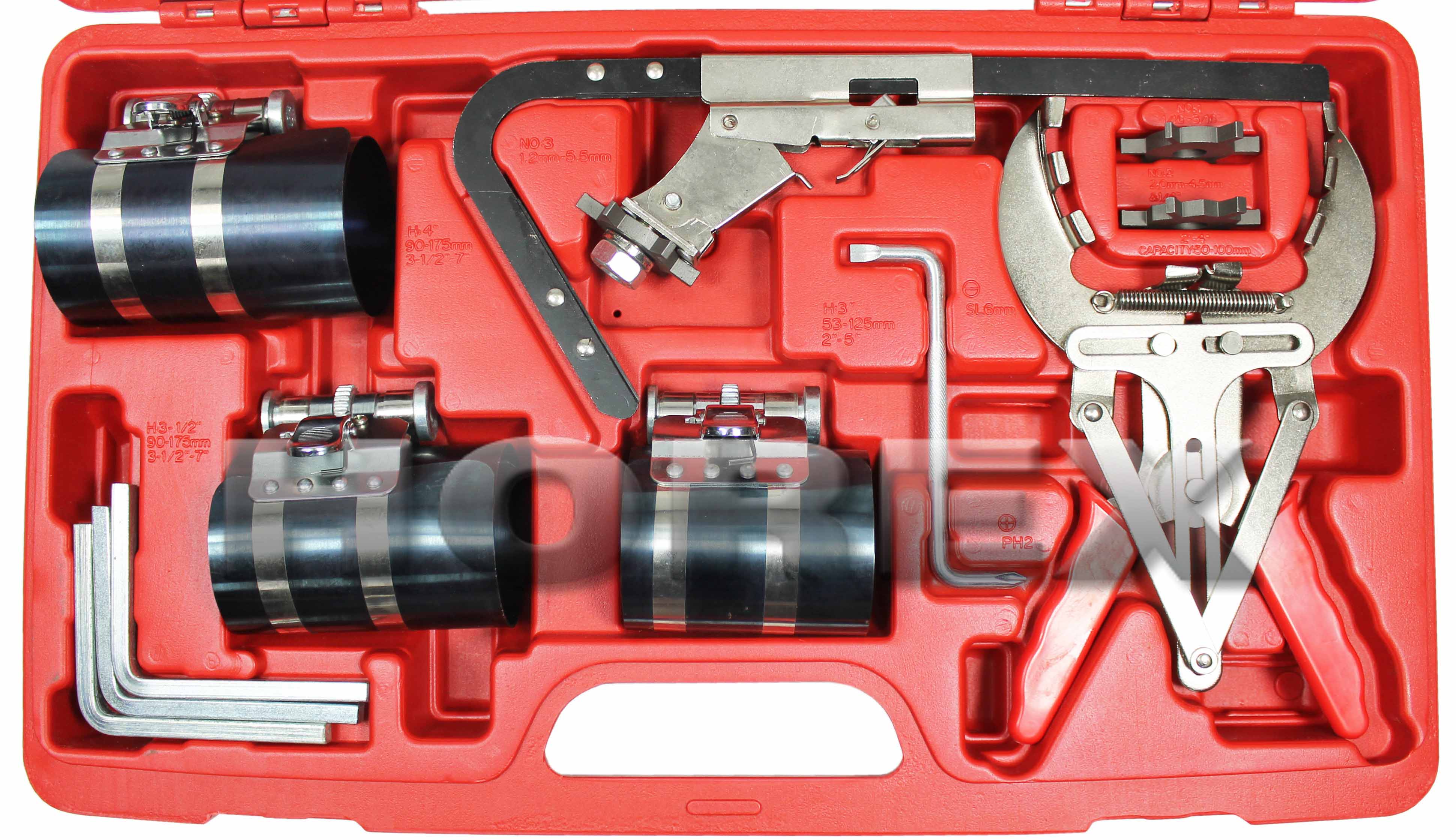 Набор инструмента для обслуживания поршневых колец Хорекс Авто HZ 25.1.050