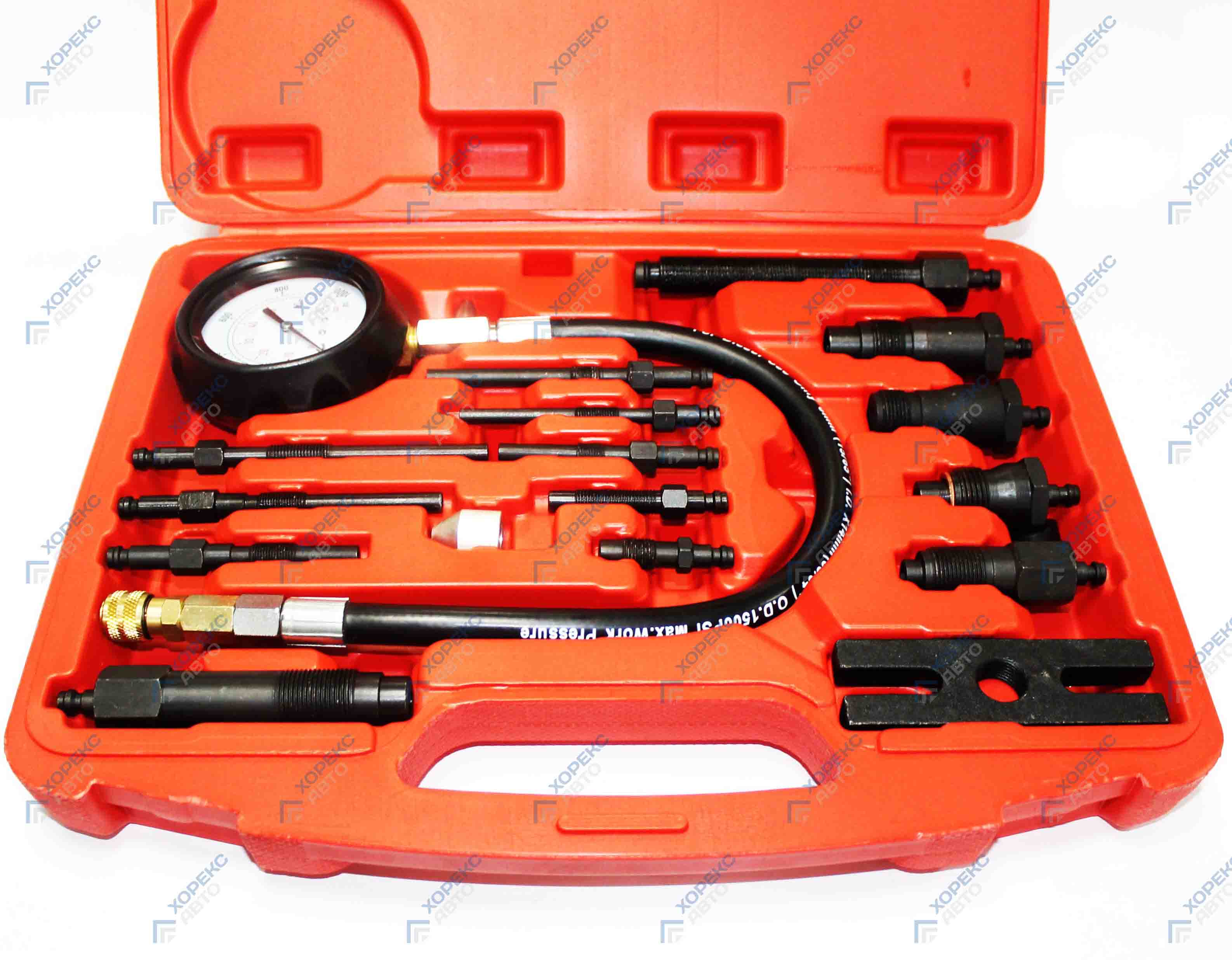 Индикатор компрессии дизельных двигателей (17 предметов) Хорекс Авто HZ 27.1.003S