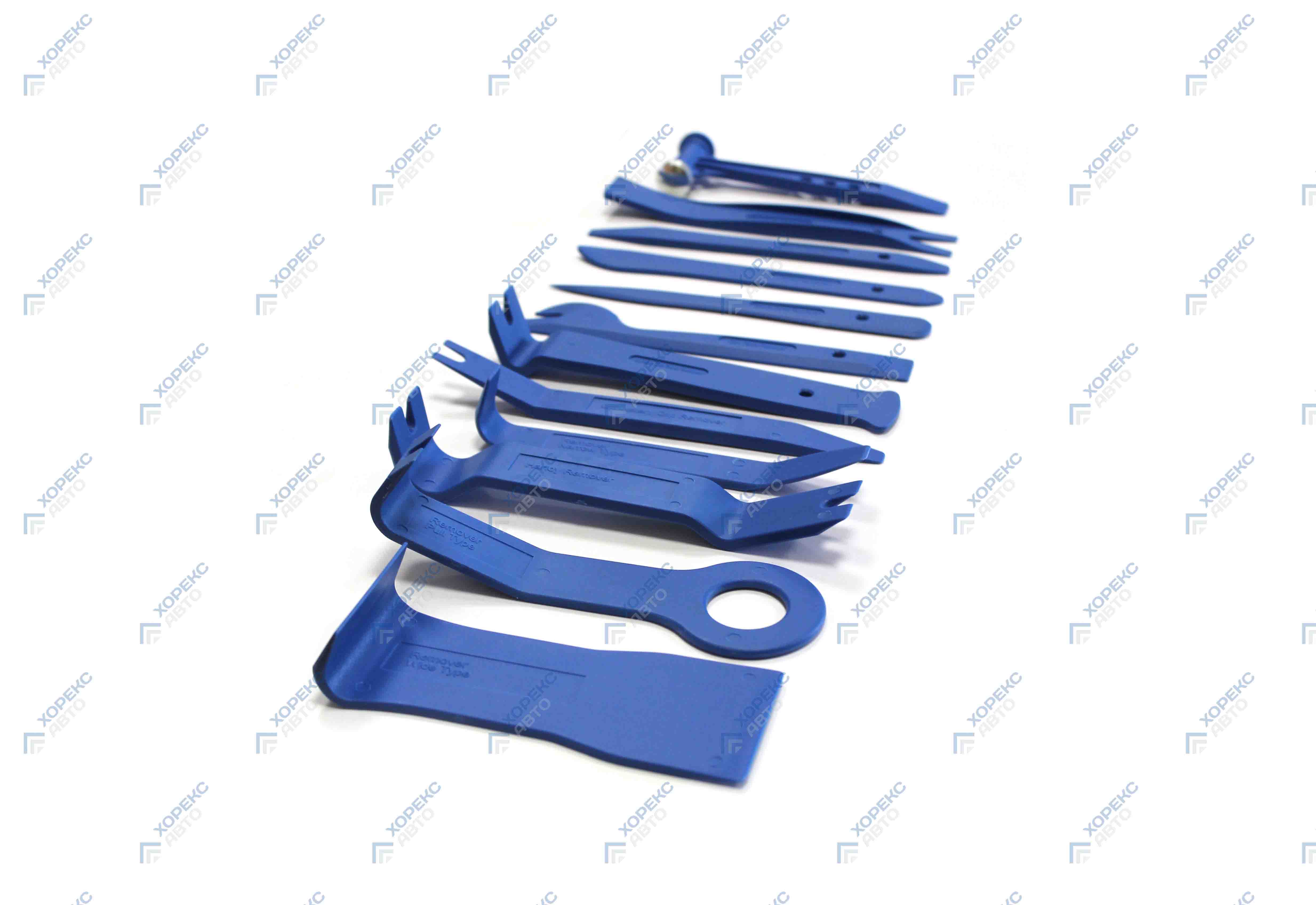 Набор для снятия внутренней обшивки автомобиля (12 предметов) Хорекс Авто HZ 25.1.112S