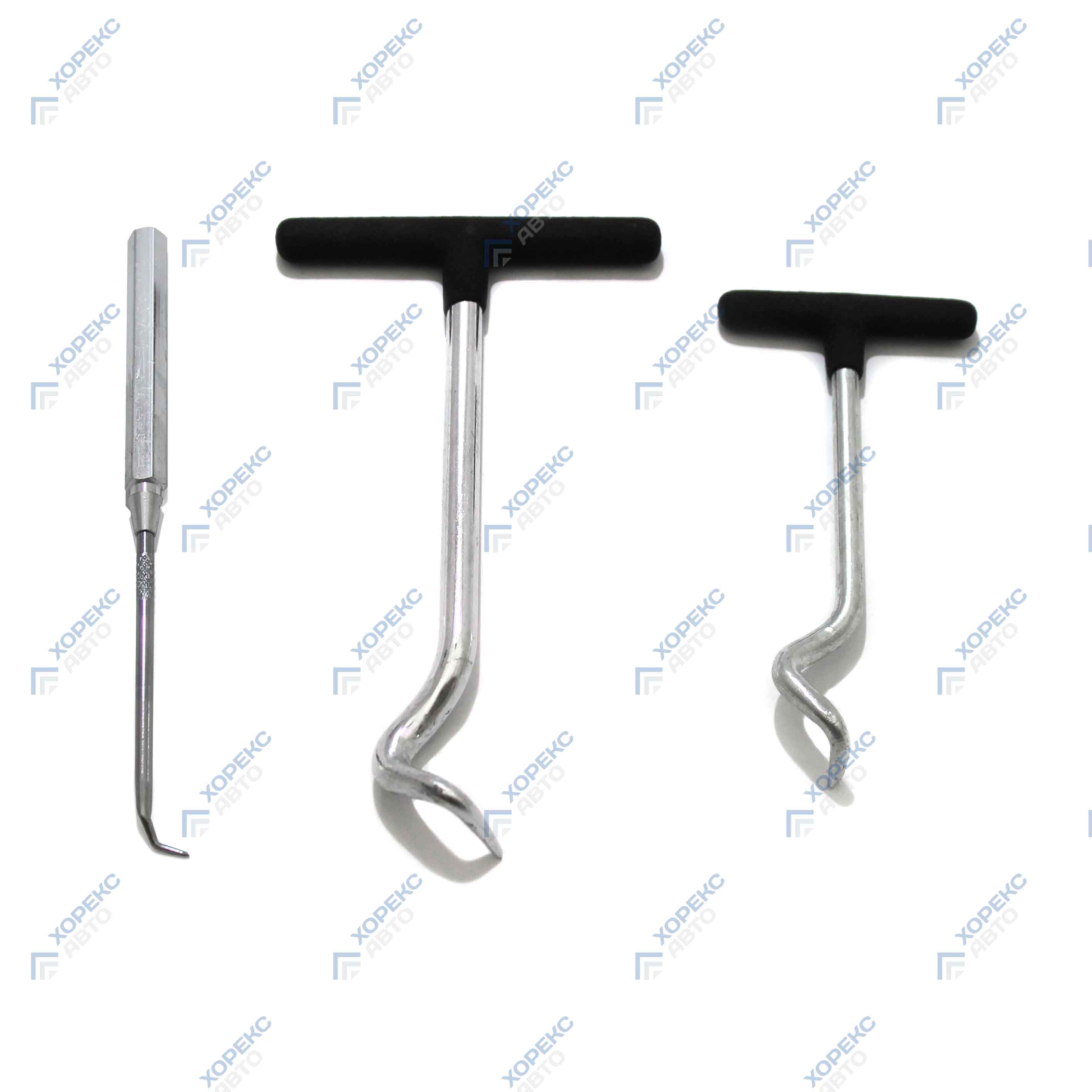 Набор крючков для демонтажа уплотнительных колец и сальников (3 предмета) Хорекс Авто HZ 25.1.120S
